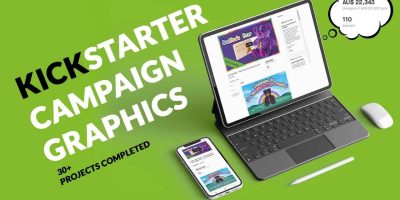 I will design graphic kickstarter crowdfunding campaign