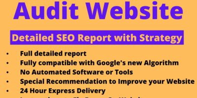 Comprehensive Website SEO Audit And Optimization Strategy