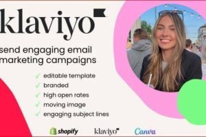 create branded email marketing campaigns using klaviyo